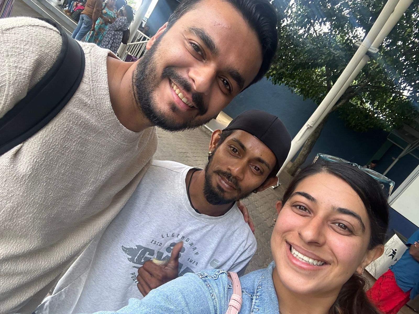 Tour group happy moments