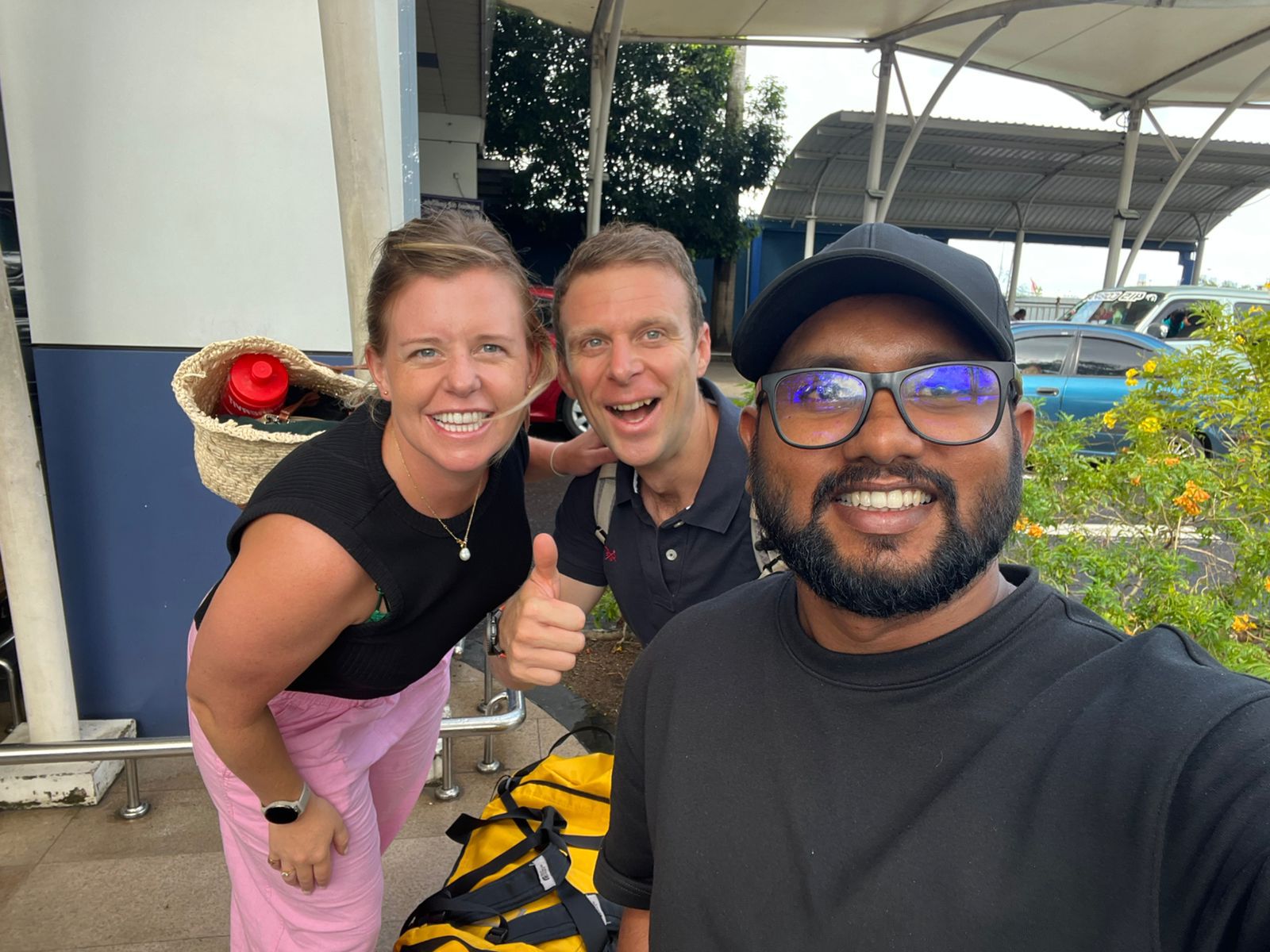 Tour start moment before